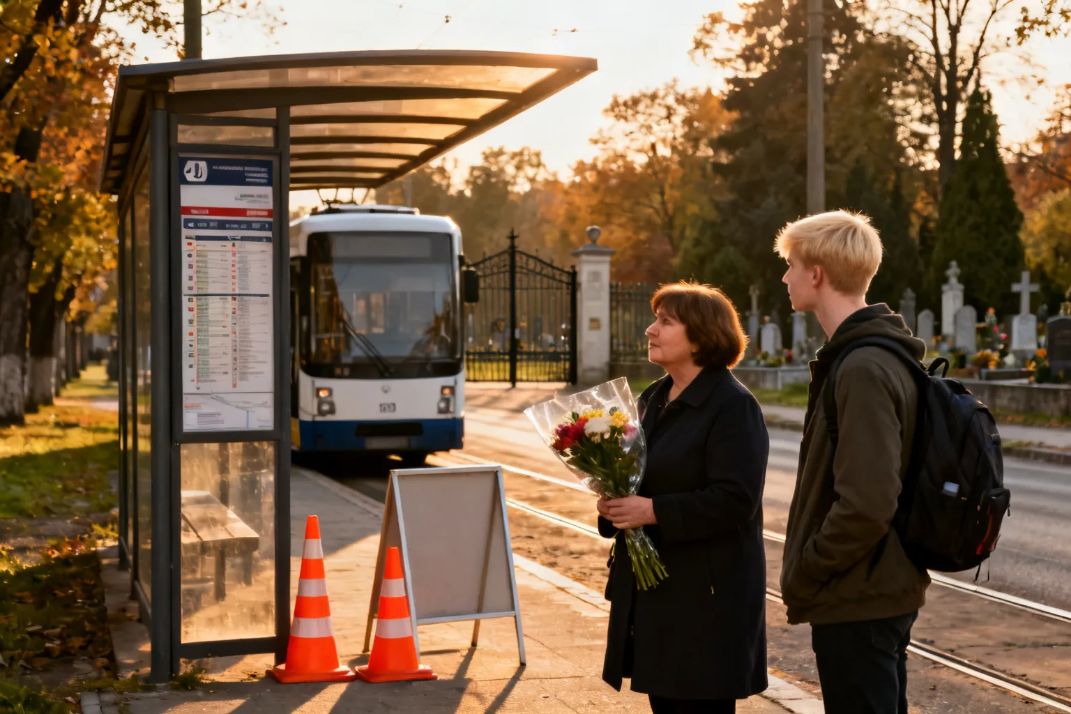 Wrocław: Wszystkich Świętych — specjalne linie C i ograniczenia przy Osobowicach