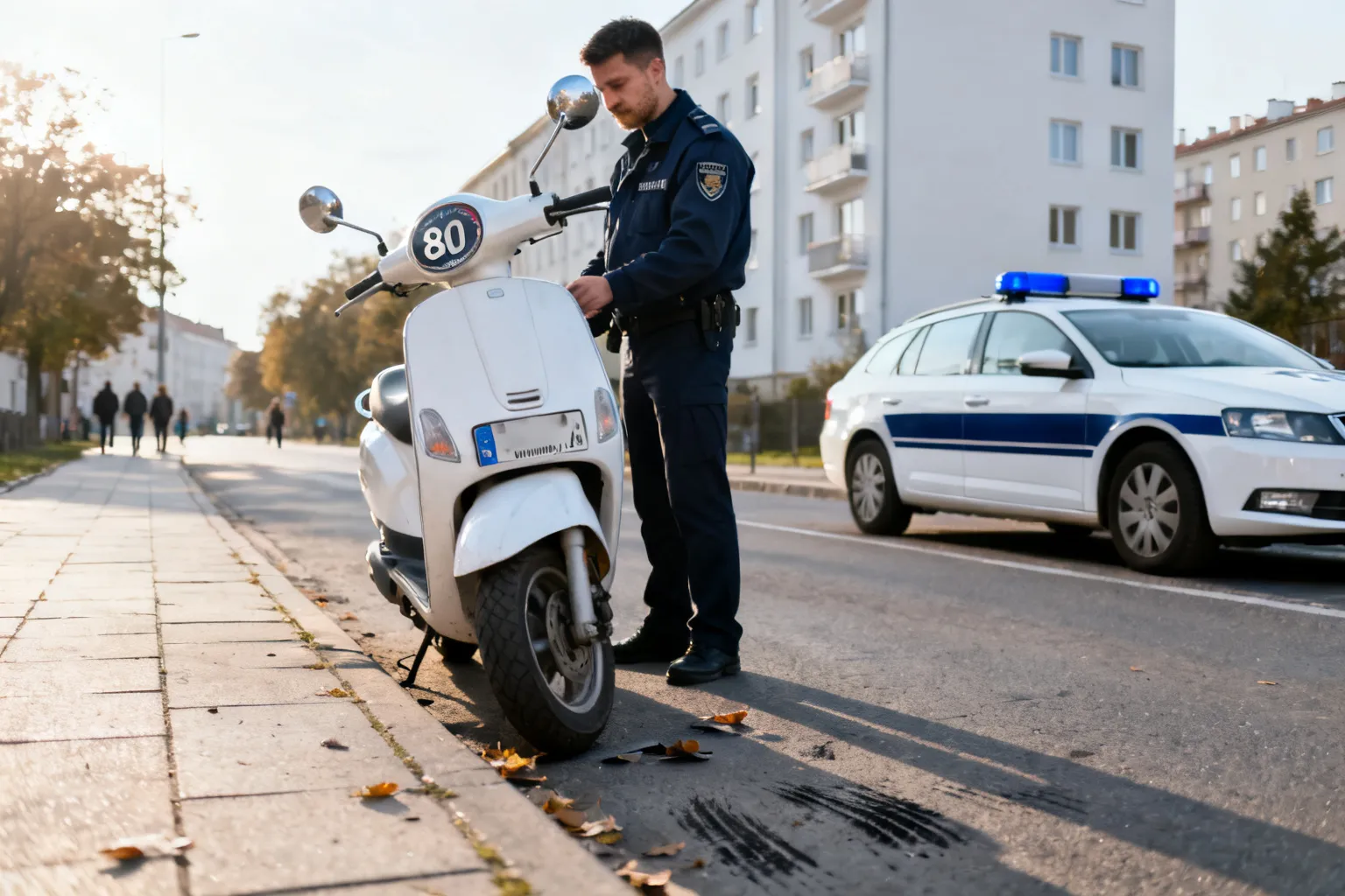 Jednoślad 80 km/h na chodniku we Wrocławiu — mandaty 3 000 zł