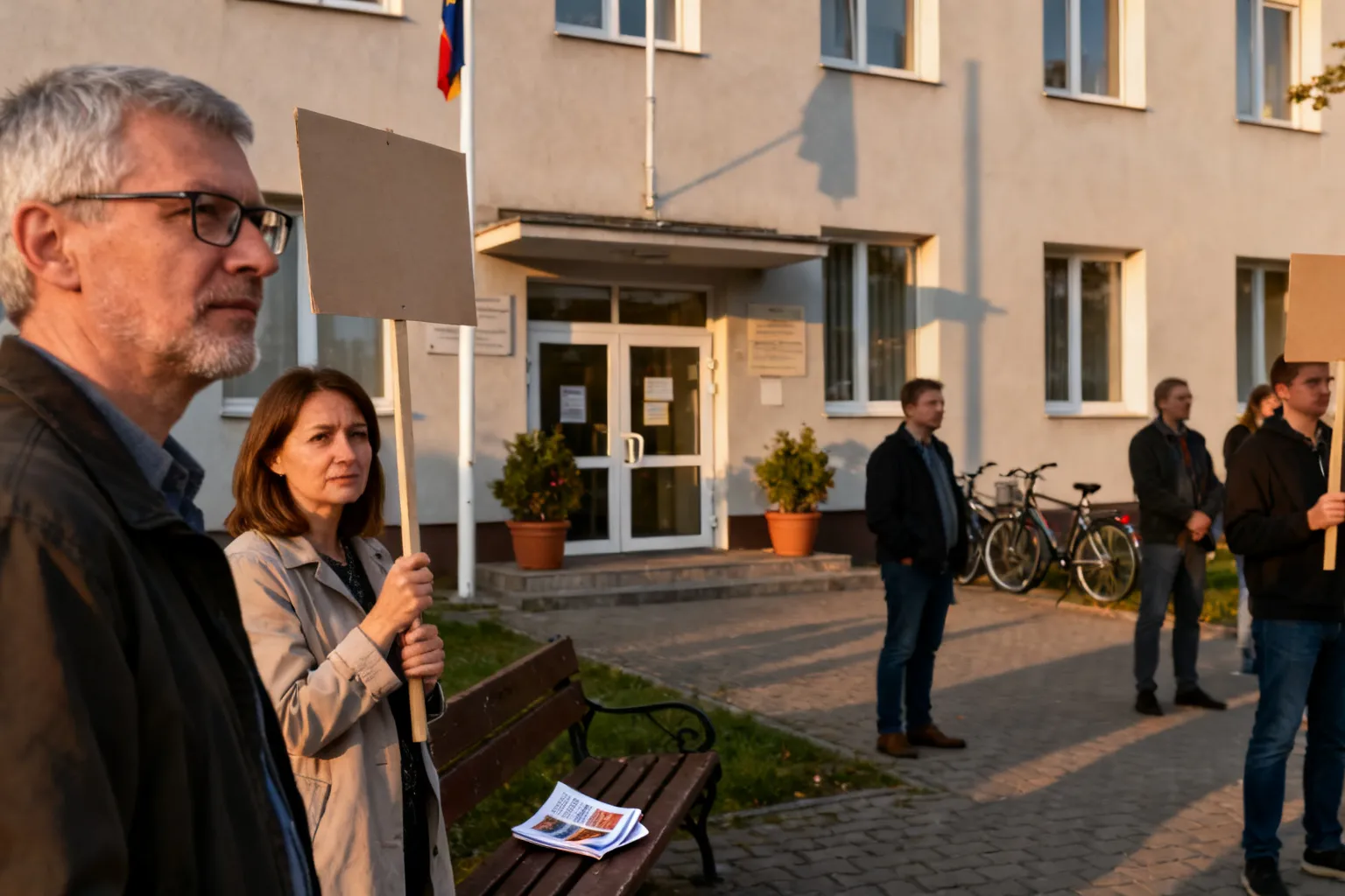 Pracownicy DCLU w Czarnym Borze protestują przeciw konsolidacji z Wałbrzychem