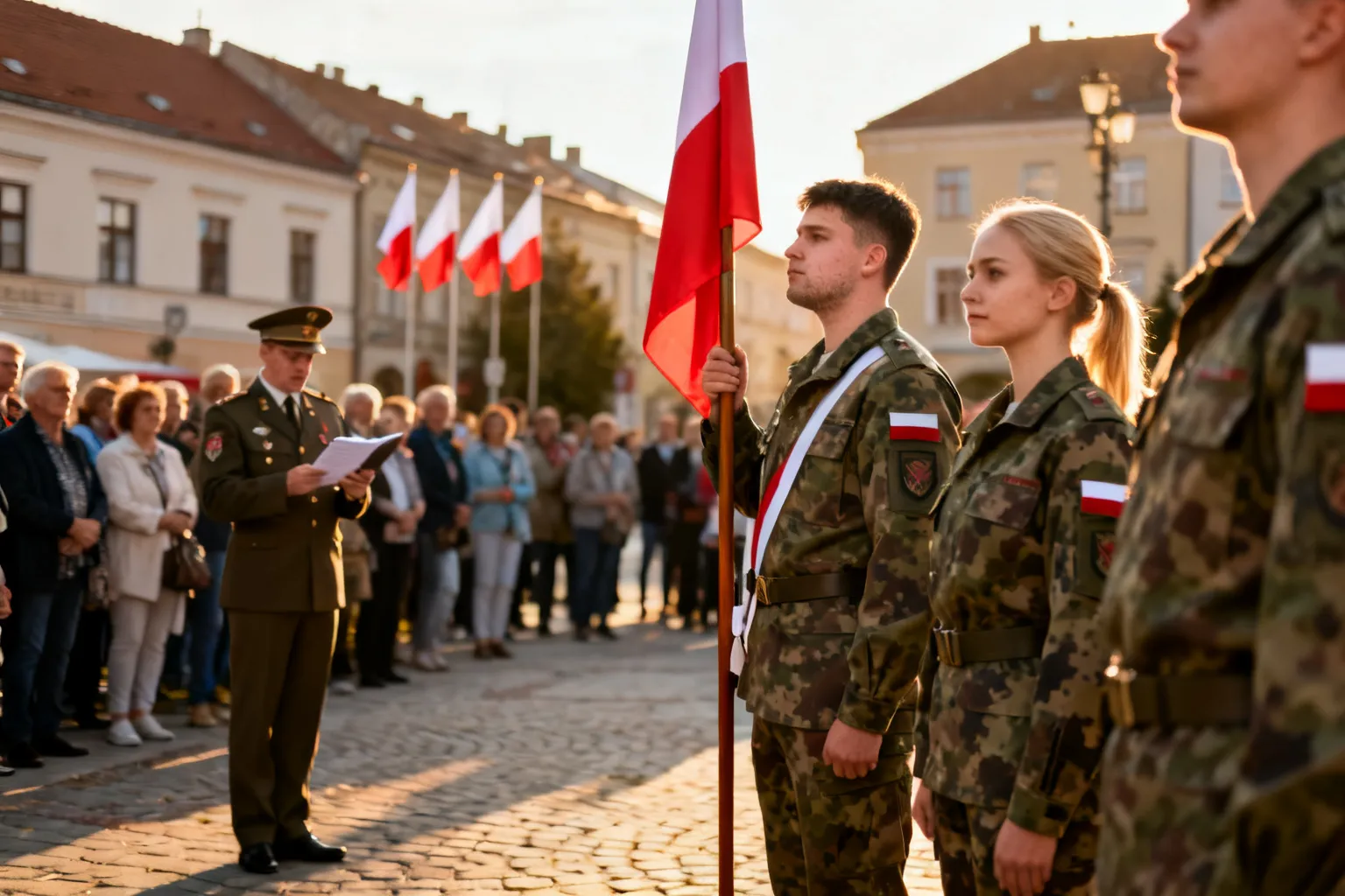 Przysięga WOT w Świdnicy. 163. Batalion otrzymał imię i nazwę „Sudecki”