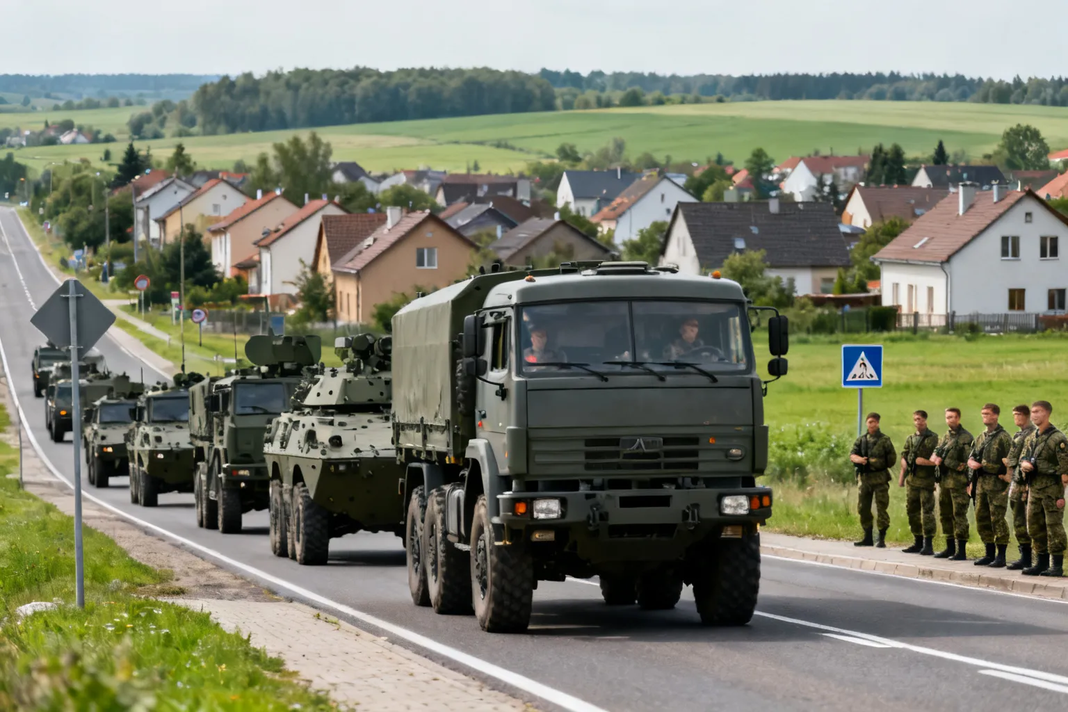Czarny Obrońca 2026 — kolumny wojskowe na drogach. Apel Dowództwa Generalnego