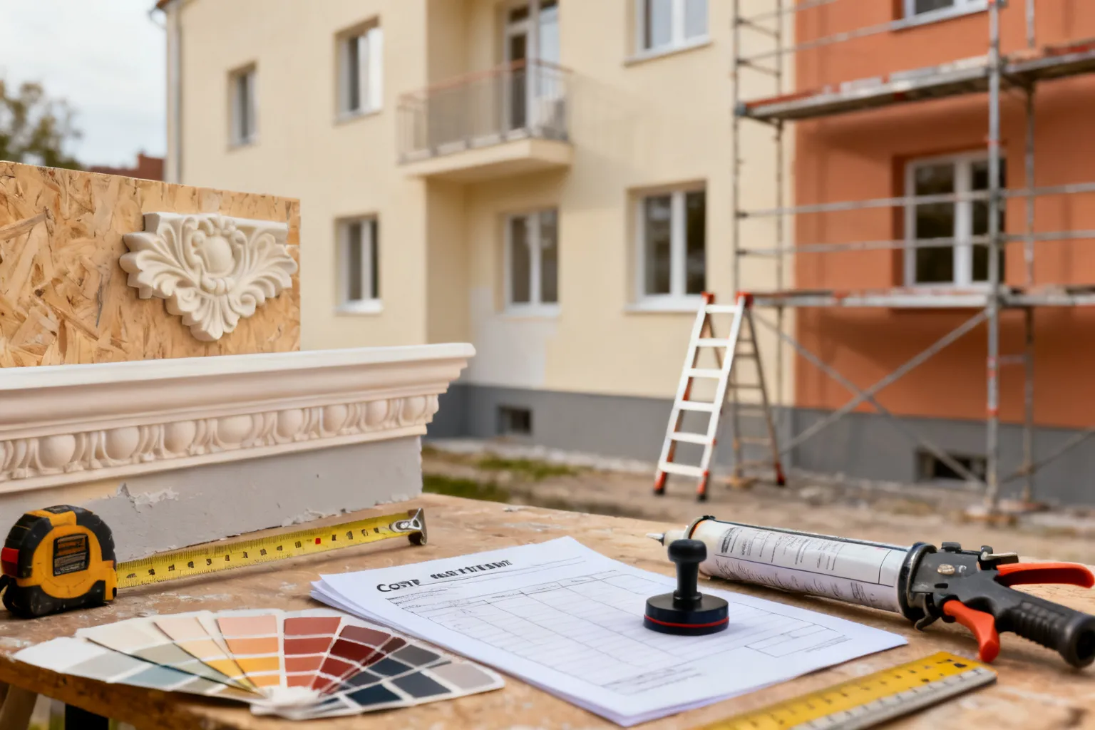 Gzyms elewacyjny rola: ochrona fasady, rodzaje i koszty
