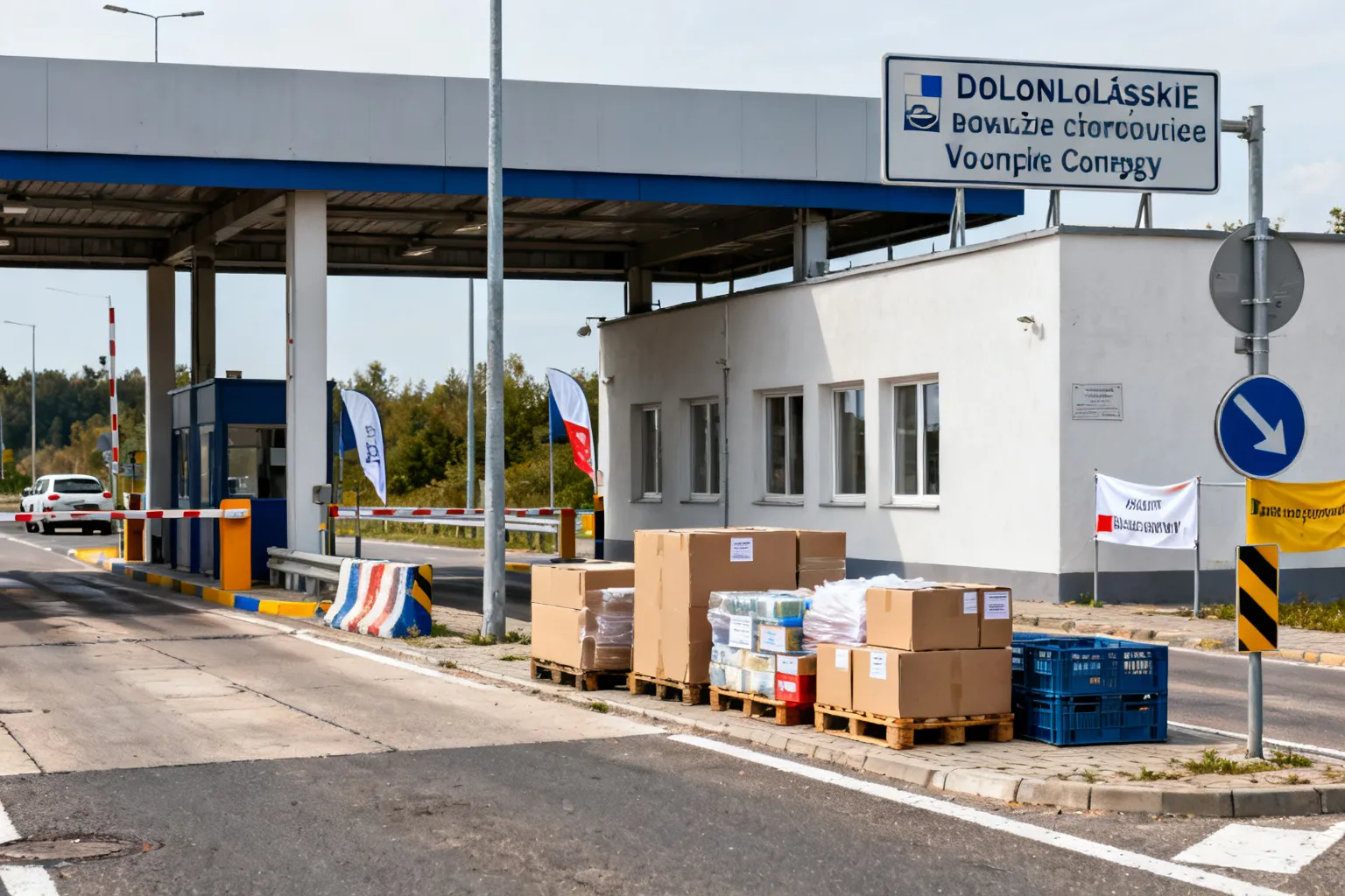 Zator na granicy Polska–Niemcy w woj. dolnośląskim — RSO informuje o ok. 2 km