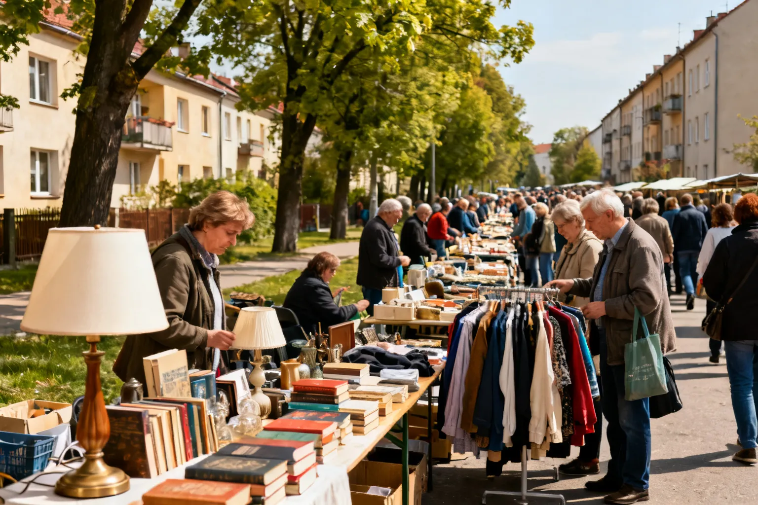 Wyprzedaż garażowa Borek Wrocław 2026: tłumy i około 150 wystawców