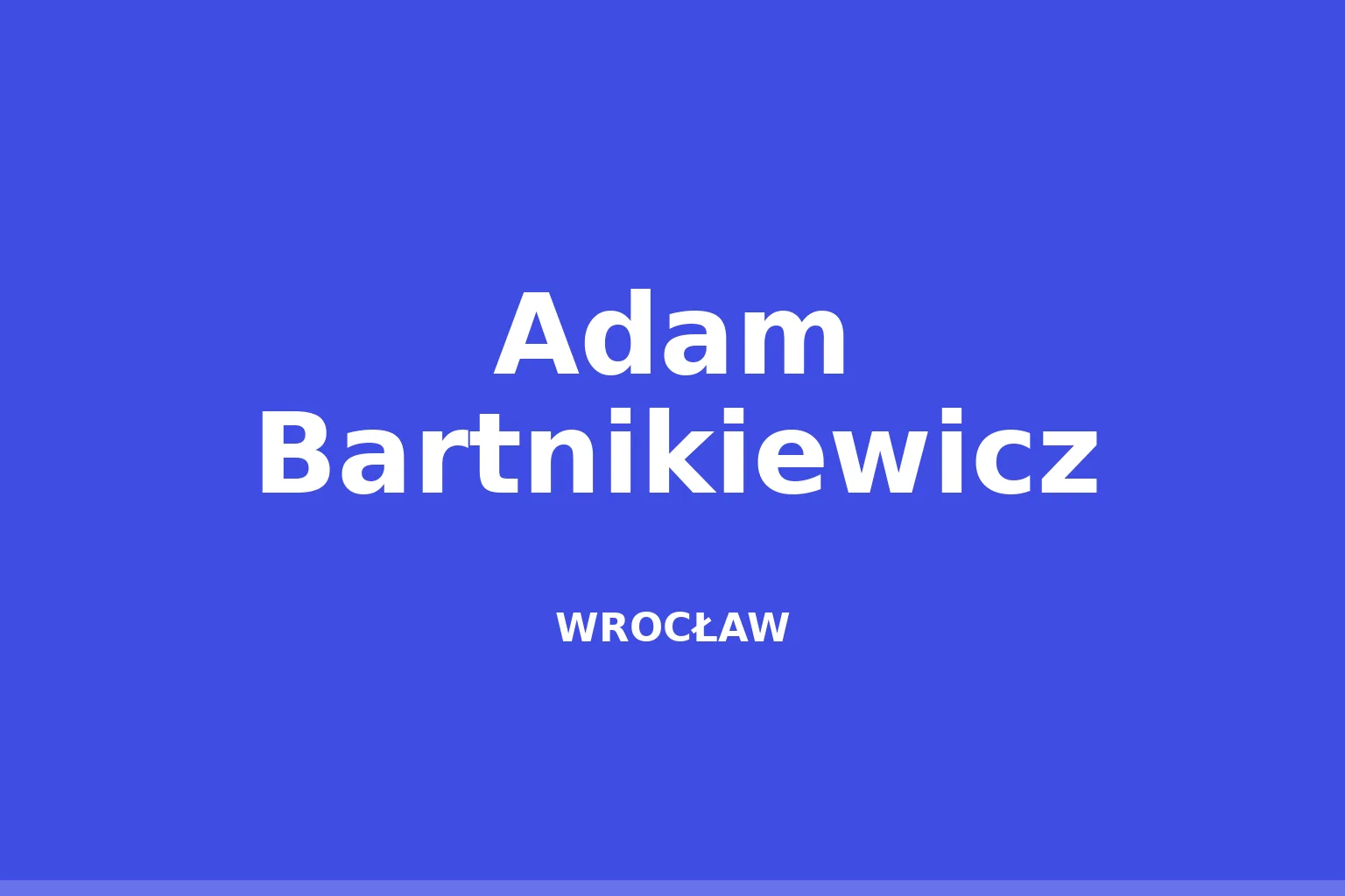 Adam Bartnikiewicz