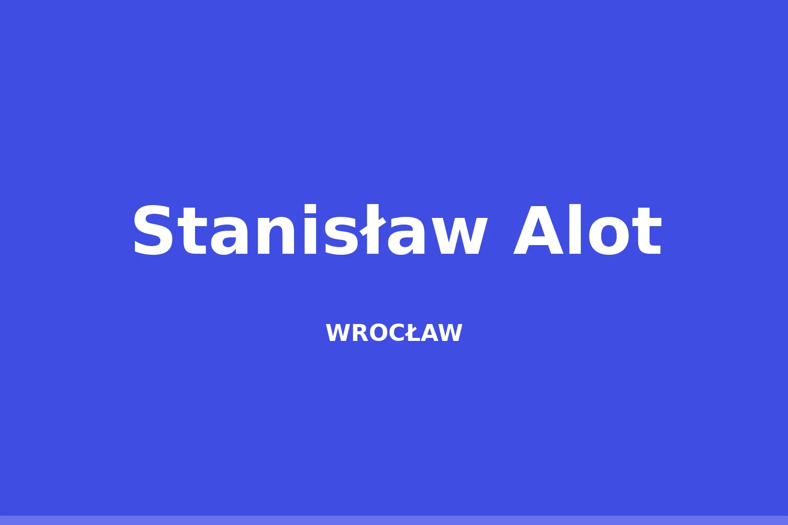 Stanisław Alot
