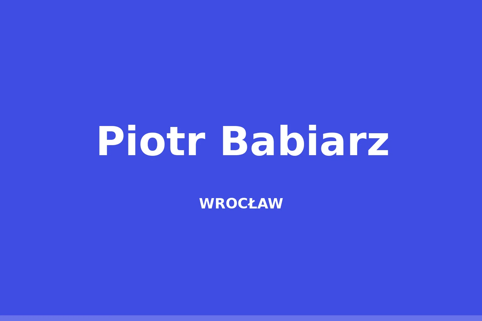 Piotr Babiarz