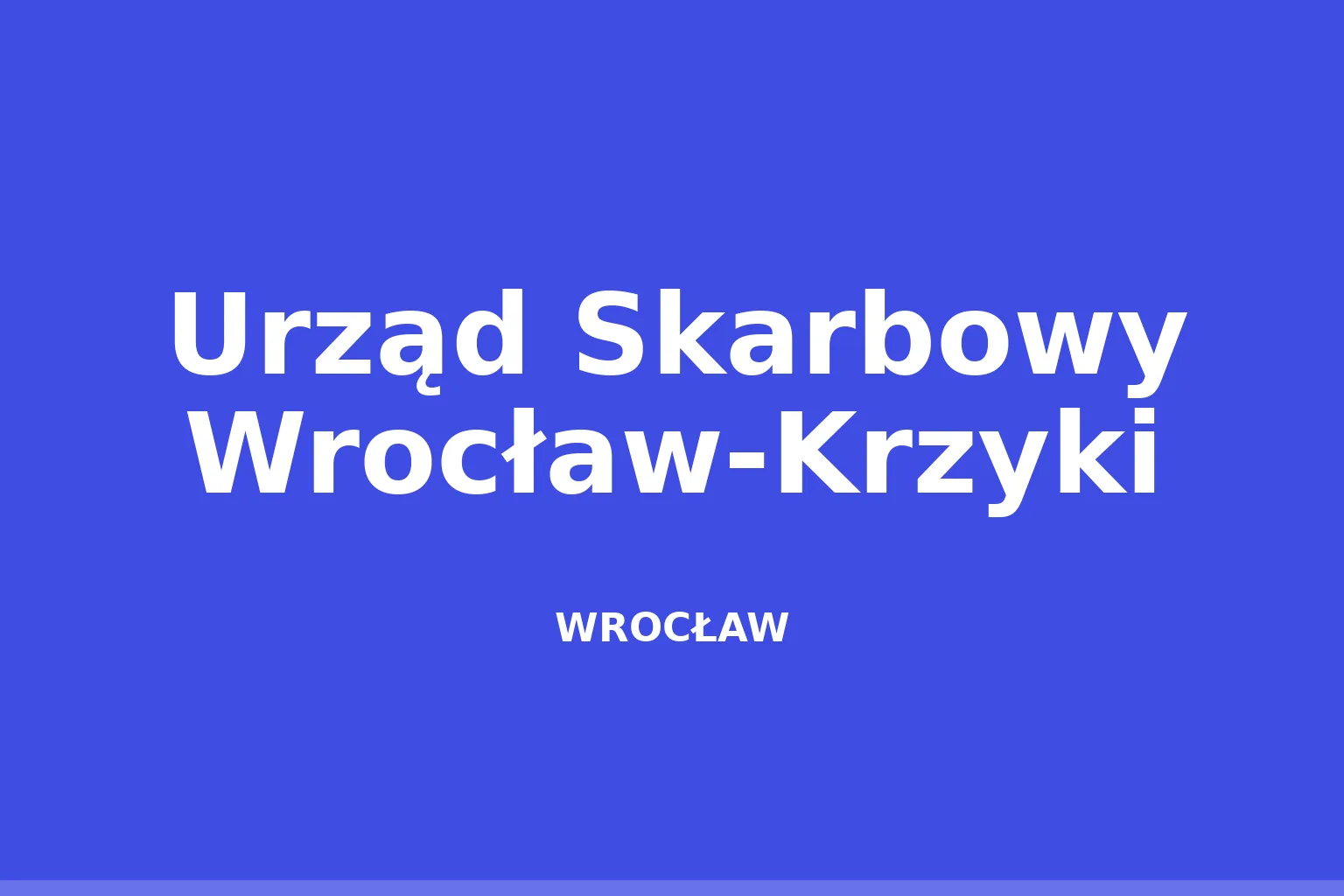 Urząd Skarbowy Wrocław-Krzyki