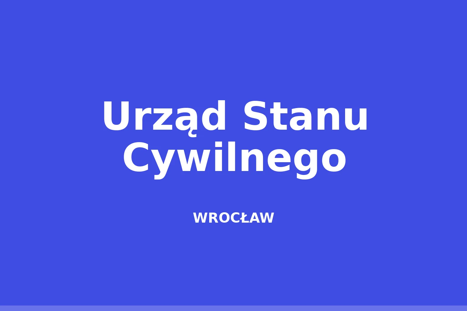Urząd Stanu Cywilnego