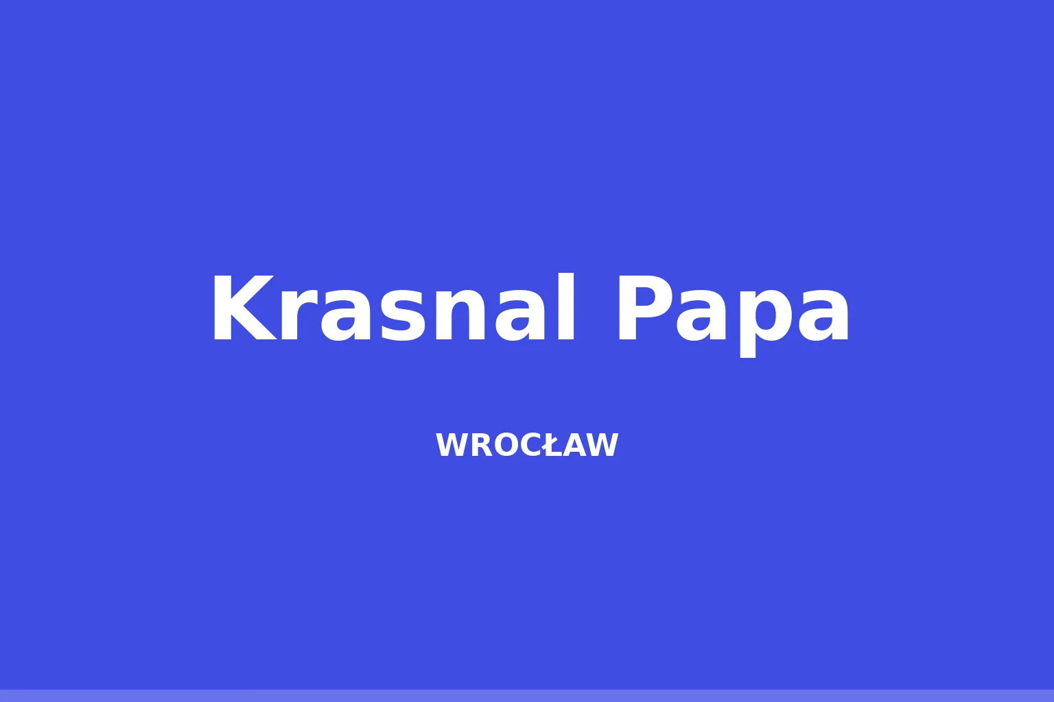 Krasnal Papa