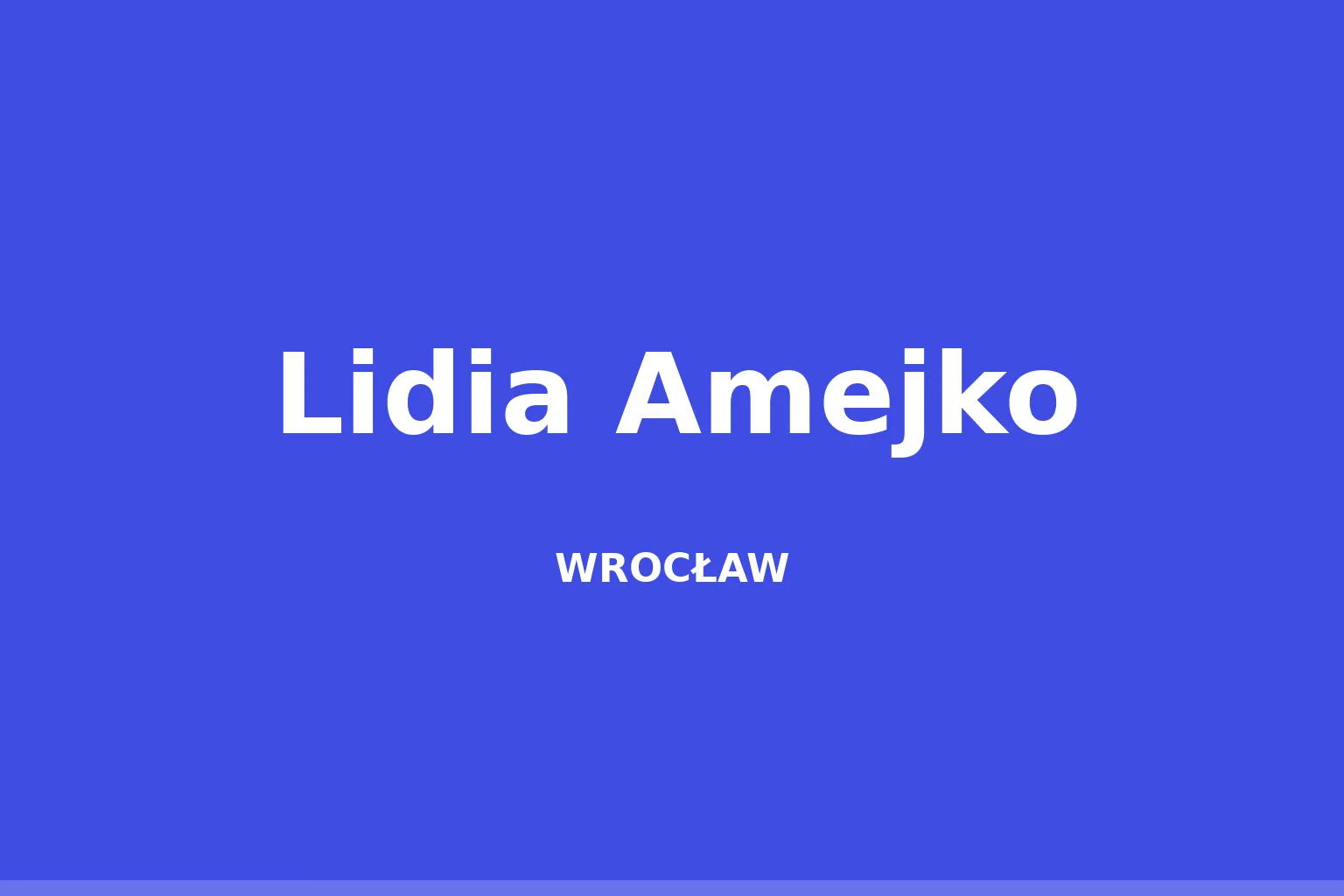 Lidia Amejko