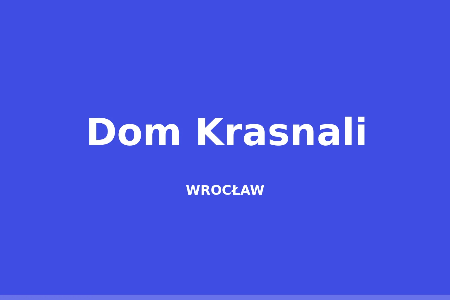 Dom Krasnali